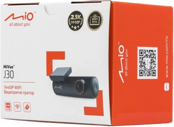 Видеорегистратор Mio MiVue J30 черный 3.6Mpix 1440x2560 1440p 150гр. MSTAR SSC337 - купить недорого с доставкой в интернет-магазине
