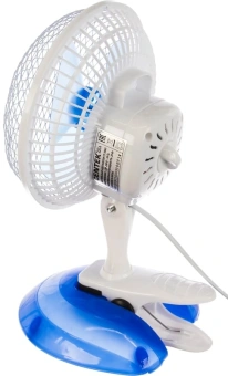 Вентилятор настольный Centek CT-5003 20Вт скоростей:2 синий/белый - купить недорого с доставкой в интернет-магазине