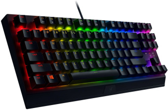 Клавиатура Razer BlackWidow V3 TKL механическая черный/черный USB Multimedia for gamer LED (RZ03-03490700-R3R1) - купить недорого с доставкой в интернет-магазине
