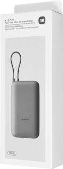 Мобильный аккумулятор Xiaomi BHR9740GL 20000mAh QC3.0/PD2.0 22.5W 3A USB-A/USB-C темно-серый - купить недорого с доставкой в интернет-магазине