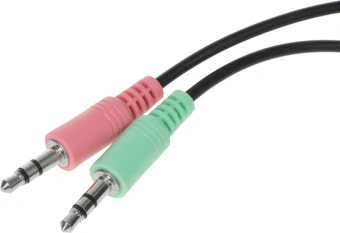 Наушники с микрофоном Оклик HS-M137V черный 1.8м мониторные оголовье (614046) - купить недорого с доставкой в интернет-магазине