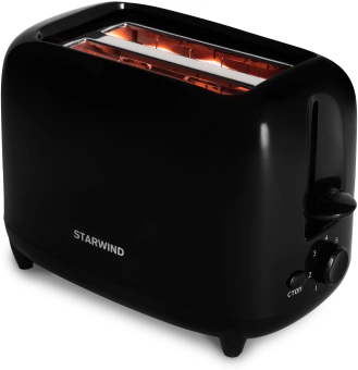 Тостер Starwind ST7002 700Вт черный - купить недорого с доставкой в интернет-магазине