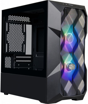 Корпус Cooler Master MasterBox TD300 Mesh черный без БП mATX 4x120mm 4x140mm 2xUSB3.0 audio bott PSU - купить недорого с доставкой в интернет-магазине