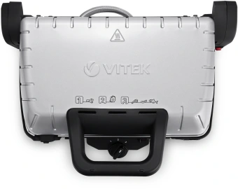 Электрогриль Vitek VT-2633 2000Вт серебристый - купить недорого с доставкой в интернет-магазине