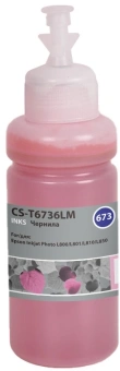 Чернила Cactus CS-T6736LM 673 светло-пурпурный 70мл для Epson Inkjet Photo L800/L801/L810/L850 - купить недорого с доставкой в интернет-магазине