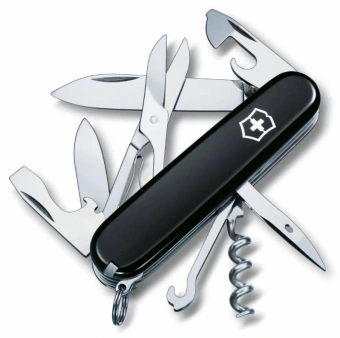 Нож перочинный Victorinox Climber (1.3703.3) 91мм 14функц. черный карт.коробка - купить недорого с доставкой в интернет-магазине