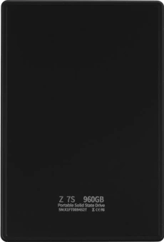 Накопитель SSD Netac USB-C 960GB NT01Z7S-960G-32BK Z7S 2.5" черный - купить недорого с доставкой в интернет-магазине