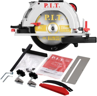 Циркулярная пила (дисковая) P.I.T. PKS235-C 2200Вт (ручная) D диска.:235мм - купить недорого с доставкой в интернет-магазине