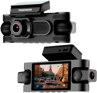 Видеорегистратор TrendVision Proof 360 черный 2Mpix 1440x2560 1440p 150гр. GPS SigmaStar SSC8826Q - купить недорого с доставкой в интернет-магазине