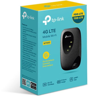 Роутер TP-Link M7000 3G/4G cat.4 черный - купить недорого с доставкой в интернет-магазине