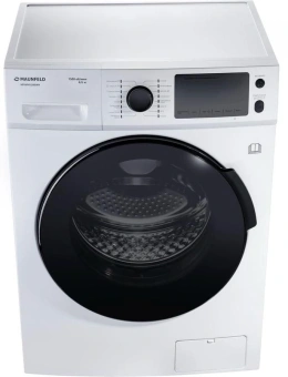 Стиральная машина Maunfeld MFWM1586WH класс: A загр.фронтальная макс.:8кг (с сушкой) белый инвертер - купить недорого с доставкой в интернет-магазине