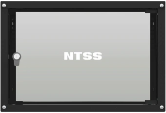 Шкаф коммутационный NTSS Lime (NTSS-WL6U5535GS-BL) настенный 6U 550x350мм пер.дв.стекл несъемн.бок.пан. 30кг черный - купить недорого с доставкой в интернет-магазине