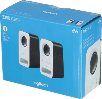 Колонки Logitech Z150 2.0 белый 3Вт - купить недорого с доставкой в интернет-магазине