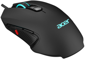 Мышь Acer OMW160 черный оптическая (6400dpi) USB (8but) - купить недорого с доставкой в интернет-магазине