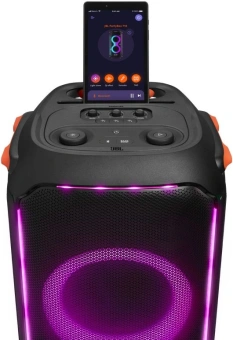 Минисистема Hi-Fi JBL PartyBox 710 черный/оранжевый 800Вт USB BT - купить недорого с доставкой в интернет-магазине