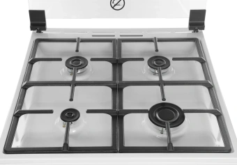 Плита Комбинированная Gorenje GK6A20WF белый (стеклянная крышка) реш.чугун - купить недорого с доставкой в интернет-магазине