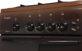 Плита Газовая Gefest ПГ 3200-06 К36 коричневый (без крышки) реш.сталь - купить недорого с доставкой в интернет-магазине