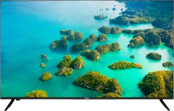 Телевизор LED Haier 50" LED S2 Frameless черный 4K Ultra HD 60Hz MEMC DVB-T DVB-T2 DVB-C DVB-S DVB-S2 USB WiFi Smart TV - купить недорого с доставкой в интернет-магазине