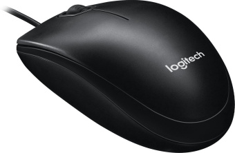Мышь Logitech M100r черный оптическая 1000dpi USB 2but (910-006765) - купить недорого с доставкой в интернет-магазине
