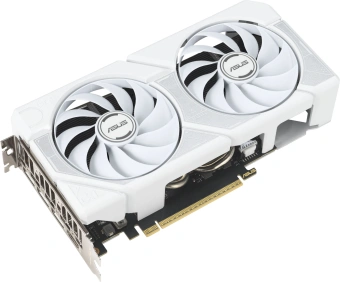 Видеокарта Asus PCI-E 5.0 DUAL-RTX5060TI-O16G-WHITE NVIDIA GeForce RTX 5060TI 16Gb 128bit GDDR7 2602/28000 HDMIx1 DPx3 HDCP Ret - купить недорого с доставкой в интернет-магазине