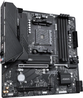 Материнская плата Gigabyte B550M X A ELITE WF7 Soc-AM4 AMD B550 4xDDR4 mATX AC`97 8ch(7.1) 2.5Gg RAID+HDMI+DP - купить недорого с доставкой в интернет-магазине