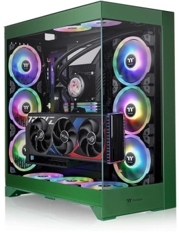 Корпус Thermaltake CTE E660MX Racing зеленый без БП E-ATX 13x120mm 11x140mm 2xUSB3.0 audio bott PSU - купить недорого с доставкой в интернет-магазине