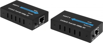 Адаптер аудио-видео Premier 5-877 HDMI (f)/RJ45 черный - купить недорого с доставкой в интернет-магазине