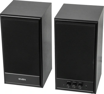 Колонки Sven SPS-702 2.0 черный 40Вт - купить недорого с доставкой в интернет-магазине