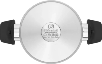 Кастрюля Rondell Strike RDS-715 4.8л. d=24см (с крышкой) стальной - купить недорого с доставкой в интернет-магазине