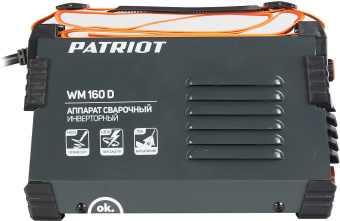 Сварочный аппарат Patriot WM160D инвертор ММА 6.8кВт - купить недорого с доставкой в интернет-магазине