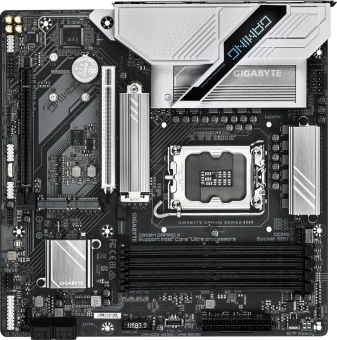 Материнская плата Gigabyte Z890M GAMING X Soc-1851 Intel Z890 4xDDR5 mATX AC`97 8ch(7.1) 2.5Gg RAID+HDMI+DP - купить недорого с доставкой в интернет-магазине
