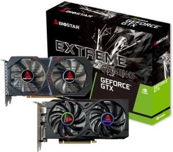 Видеокарта Biostar PCI-E VN1666TF69 NVIDIA GeForce GTX 1660TI 6Gb 192bit GDDR6 1500/12000 DVIx1 HDMIx1 DPx1 HDCP Ret - цена, купить или заказать с доставкой в интернет-магазине Видеокарта Biostar PCI-E VN1666TF69 NVIDIA GeForce GTX 1660TI 6Gb 192bit GDDR6 1500/12000 DVIx1 HDMIx1 DPx1 HDCP Ret - купить недорого с доставкой в интернет-магазине
