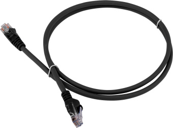 Патч-корд Lanmaster LAN-PC45/U5E-5.0-BK UTP RJ-45 вил.-вилка RJ-45 кат.5E 5м черный LSZH (уп.:1шт) - купить недорого с доставкой в интернет-магазине