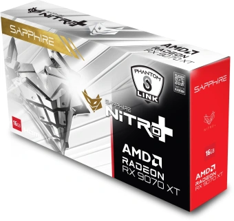 Видеокарта Sapphire PCI-E 5.0 11348-09-20G NITRO+AMD RADEON RX 9070 XT GAMING OC 16GB PHANTOMLINK POLAR LITE AMD Radeon RX 9070XT 16Gb 256bit GDDR6 2520/20000 HDMIx2 DPx2 HDCP Ret - купить недорого с доставкой в интернет-магазине