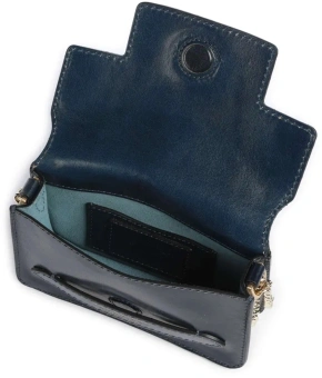 Сумка кросс-боди женская The Bridge Lucrezia 04121401/YH темно-синяя натур.кожа - купить недорого с доставкой в интернет-магазине