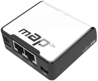 Точка доступа MikroTik mAP (RBMAP2ND) N300 10/100BASE-TX белый - купить недорого с доставкой в интернет-магазине