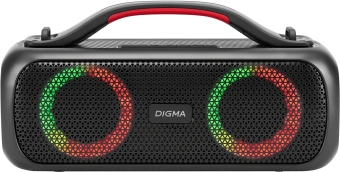 Колонка порт. Digma D-PS1531 черный/черный 40W 2.0 BT 10м 3000mAh (SP1531B) - купить недорого с доставкой в интернет-магазине