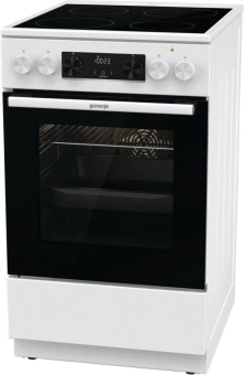 Плита Электрическая Gorenje GEC5C61WG белый стеклокерамика (без крышки) - купить недорого с доставкой в интернет-магазине