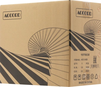 Корпус Accord Entry ACC-242B черный без БП mATX 2xUSB2.0 audio - купить недорого с доставкой в интернет-магазине