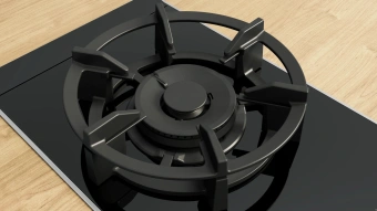 Газовая варочная поверхность Bosch PRA3A6I10 черный - купить недорого с доставкой в интернет-магазине