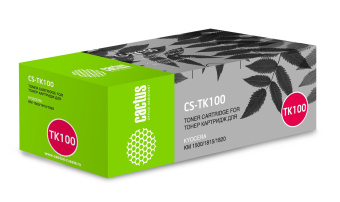 Картридж лазерный Cactus CS-TK100 TK-100 черный (6000стр.) для Kyocera Mita KM-1500 - купить недорого с доставкой в интернет-магазине