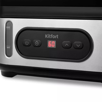 Пароварка Kitfort КТ-4082 3ярус. 800Вт серебристый - купить недорого с доставкой в интернет-магазине