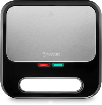 Вафельница Vitek VT-2628 800Вт черный/серебристый - купить недорого с доставкой в интернет-магазине