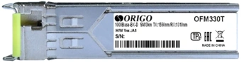 Трансивер Origo OFM330T/3KM оптич. SFP SM simplex Tx:1550нм Rx:1310нм до 3км (OFM330T/3KM/A1A) - купить недорого с доставкой в интернет-магазине