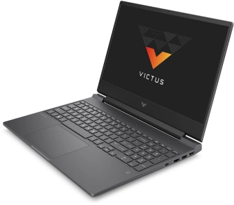 Ноутбук HP Victus 15-fa0097ci Core i5 12450H 16Gb SSD512Gb NVIDIA GeForce RTX 3050 4Gb 15.6" IPS FHD (1920x1080) Free DOS silver WiFi BT Cam (A74LGEA) - купить недорого с доставкой в интернет-магазине
