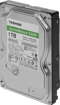 Жесткий диск Toshiba SATA-III 1TB HDWV110UZSVA Surveillance S300 (5700rpm) 64Mb 3.5" - купить недорого с доставкой в интернет-магазине