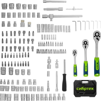 Набор инструментов Сибртех 14171 172 предмета (жесткий кейс) - купить недорого с доставкой в интернет-магазине