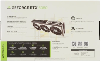 Видеокарта MSI PCI-E 5.0 RTX 5080 16G INSPIRE 3X OC NVIDIA GeForce RTX 5080 16Gb 256bit GDDR7 2640/30000 HDMIx1 DPx3 HDCP Ret - купить недорого с доставкой в интернет-магазине