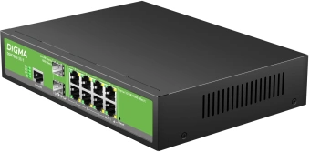 Коммутатор Digma DSW708G-2S-T (L2+) 8x1Гбит/с 2SFP управляемый - купить недорого с доставкой в интернет-магазине