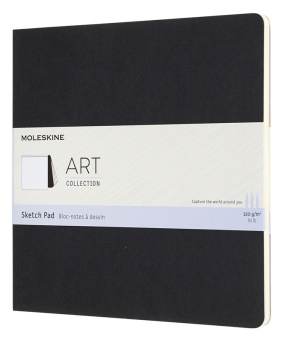 Блокнот для рисования Moleskine ART SOFT SKETCH PAD ARTSKPAD5 190x190мм 48стр. мягкая обложка черный - купить недорого с доставкой в интернет-магазине
